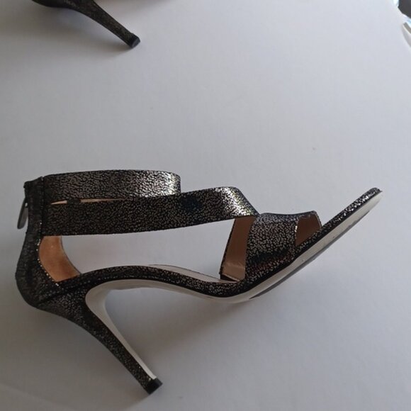 Ron White Metallic Heels Size 40 EU 9.5 US - Picture 4 of 12